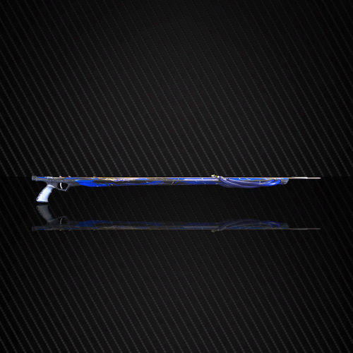 Arbalete de pesca submarina com elástico - LABRAX 2 LIMITED EDITION - BleuTec - em fibra de carbono