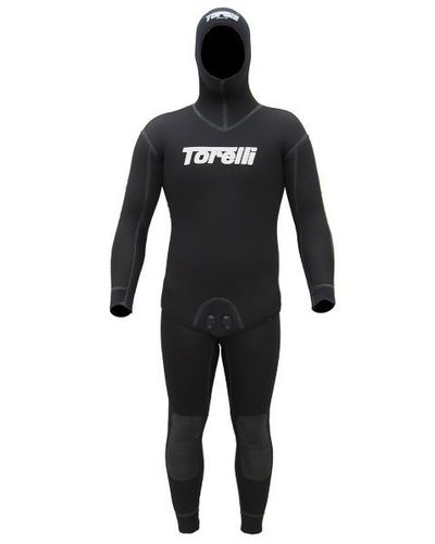Roupa completa de neoprene para uso profissional - TORELLI SPEARFISHING (AUSTRALIA) - em peça única / com capuz / 7 mm