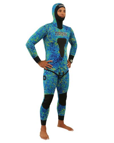 Roupa completa de neoprene para pesca submarina - UNIVERSE  - TORELLI SPEARFISHING (AUSTRALIA) - com capuz / de duas peças / 3,5 mm