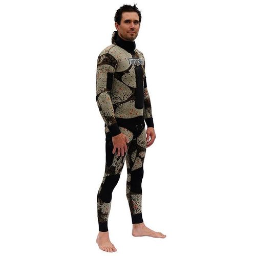Roupa completa de neoprene para pesca submarina - PANGEA - TORELLI SPEARFISHING (AUSTRALIA) - de mangas longas / em peça única / com capuz
