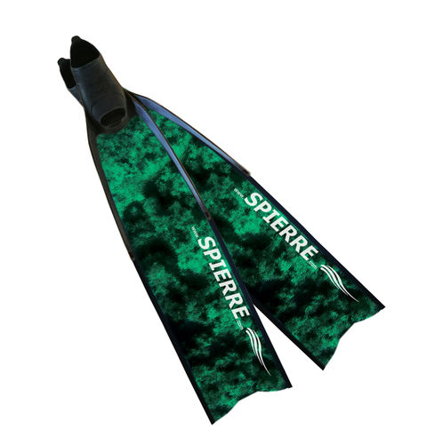 Nadadeira para pesca submarina - GREEN - Spierre - em compósito / fechada