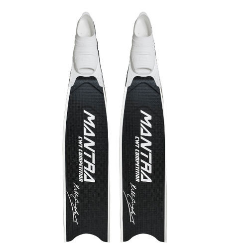 Nadadeira de mergulho - Mantra CWT Competition - Cetma Composites Srl - em carbono / fechada / preta