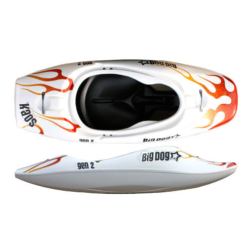 Caiaque de Freestyle - KAOS GEN 2 series - Big Dog Kayaks - para adulto / individual / em compósito