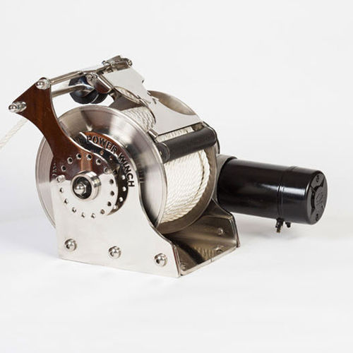 Guincho para barco de pesca - UFFW 2200 - Universal Free Fall Winch Pty Ltd - para manuseio de âncora / elétrico / de tambor simples