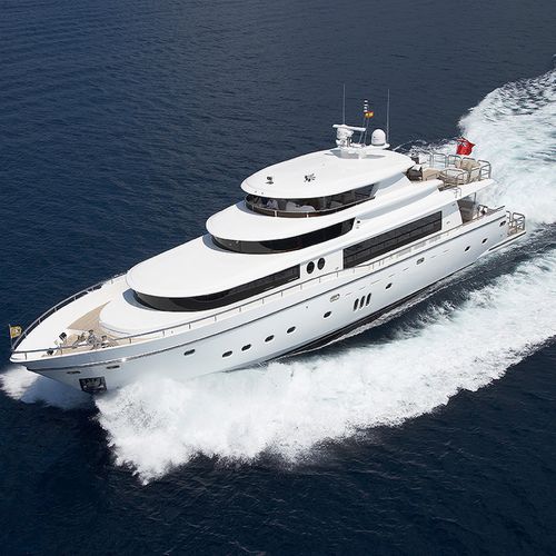 Superiate de cruzeiro - JOHNSON 110 - Johnson Yachts Co, Ltd. - com flybridge / com casa do leme