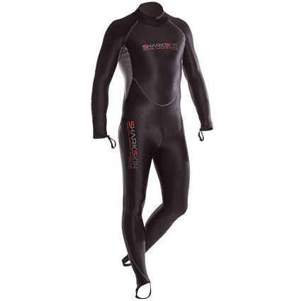 Roupa completa de neoprene de mergulho - REAR ZIP - Sharkskin - de mangas longas / em peça única / body