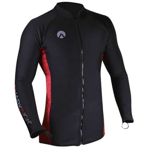 Jaqueta de navegação - FULL ZIP - Sharkskin - de homem / respirável / em neoprene