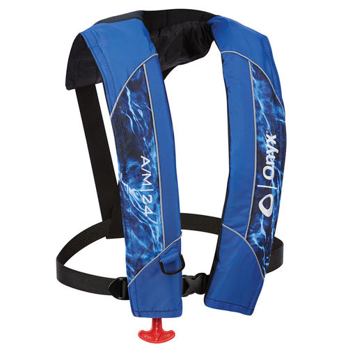 Colete salva-vidas autoinflável - A/M-24 - Mossy Oak Elements - ONYX OUTDOOR - unissexo / para pesca