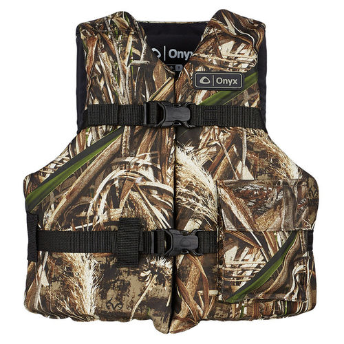 Colete auxiliar de flutuação para esportes aquáticos - Realtree Max-5® - ONYX OUTDOOR - para caiaque ou canoa / para pesca / de homem