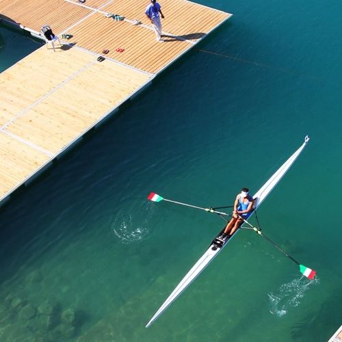 Píer flutuante - HSB Marine  - de atracação / para canoa-caiaque / para remo