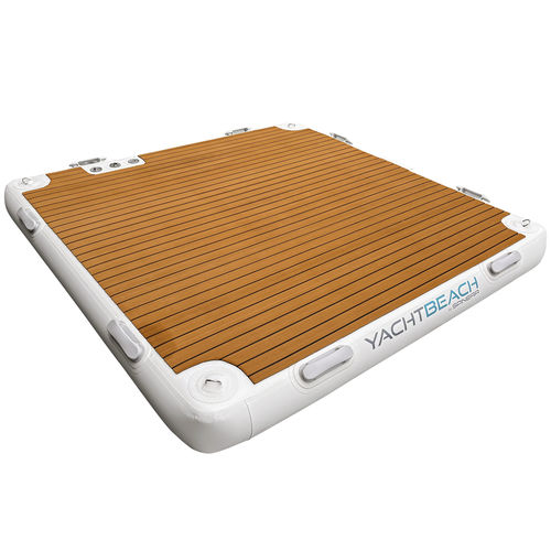 Plataforma inflável - 2.05 Premium - YACHTBEACH – JetXtender - para barco / para iate / em teca