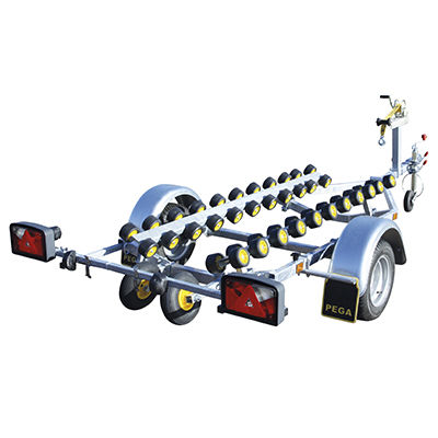 Carreta rodoviária - J450  - PEGA - para colocação na água / para jet-ski / de rolos