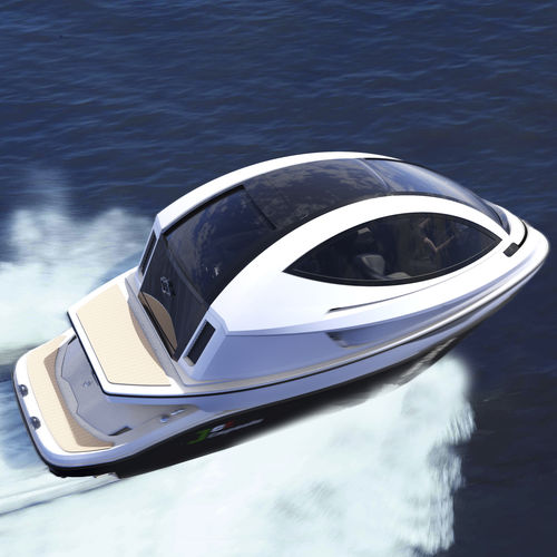 Barco profissional barco de passeio - Super - JET CAPSULE S.r.l. - com motor de centro hidrojato / a diesel / elétrico