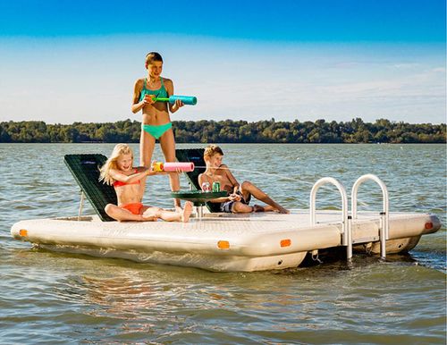 Plataforma de banho - 300073-1 - Wave Armor - para marina / para centro náutico de lazer