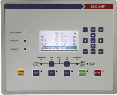 Painel de comando para navio - ECO – AMF - Stucke Elektronik GmbH - para grupo gerador de energia