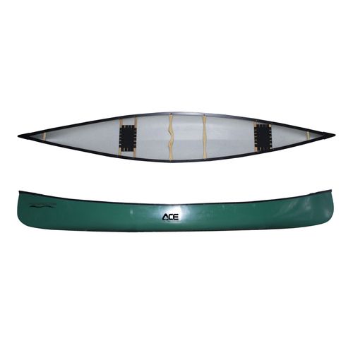 Canoa multiusos - Prospector - ACE Canoes & Kayaks - de 2 lugares / em polietileno