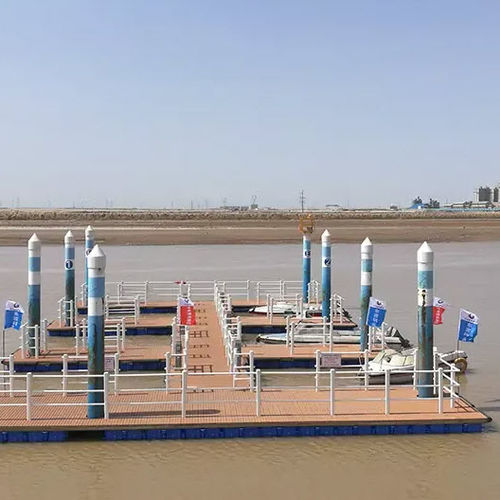 Guia de estaca para píer - Shanghai Qihua Waterborne Engineering Construction Co., Ltd - em aço