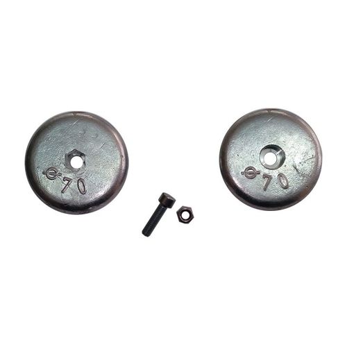 Ânodo de sacrifício para barco - NDP70 - ZINC-IT - para navio / em zinco / para flap