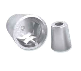 Ânodo de sacrifício para barco - NHH 25 - ZINC-IT - em zinco / para eixo propulsor