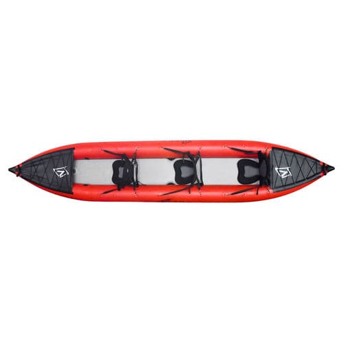 Canoa inflável - Verano  - Hou Canoes - multiusos / de 3 lugares / vermelha
