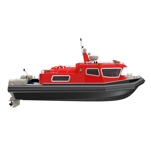 Barco profissional barco de passageiros - IZ 900 HDPE - Izmir Shipyard - barco para transporte de tripulação / com motor de popa / em PEHD