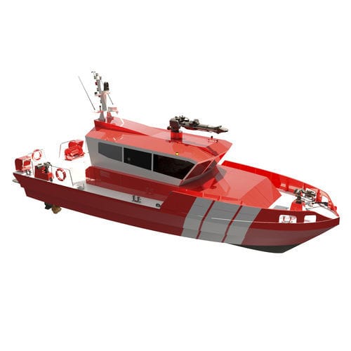 Barco profissional barco de combate a incêndio - IZ 1500 AL FF - Izmir Shipyard - com motor de centro linha-IPS / em alumínio
