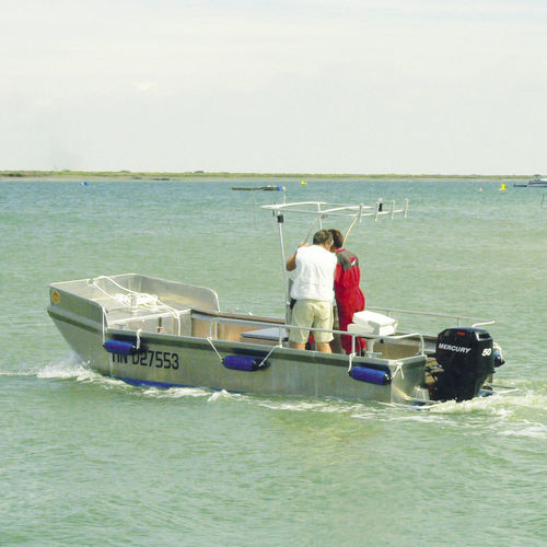 Barco profissional barco de trabalho - Mulot Naval - com motor de popa / em alumínio / com casco rígido