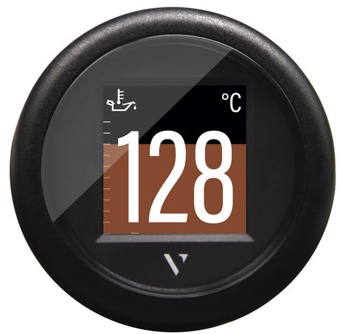 Indicador para barco - VL Flex 52 - J1939 Black - VERATRON - para navio / de nível / de temperatura do óleo