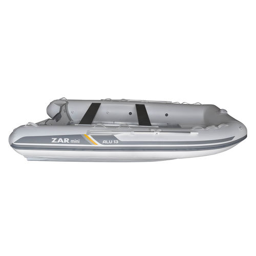 Barco inflável com motor de popa - ALU 14 - MS Marine GmbH - dobrável / open / em alumínio