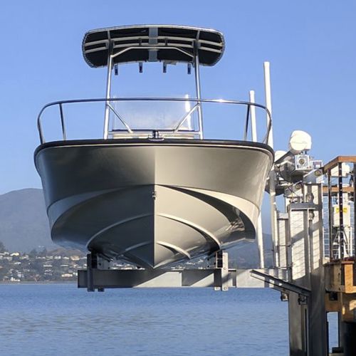 Sistema elevador de barcos - Golden Dock Stabilizers - para montagem em píer / em alumínio
