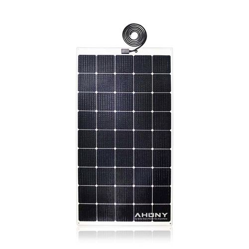Painel solar semiflexível - eMarvel-160w - SHENZHEN AHONY POWER CO.,LTD - de silício monocristalino / 45 células / para barco