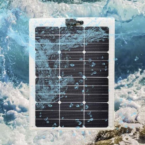 Painel solar semiflexível - eMarvel-40w - SHENZHEN AHONY POWER CO.,LTD - de silício monocristalino / 32 células / para barco