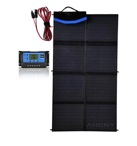 Painel solar dobrável - eMobi F160w - SHENZHEN AHONY POWER CO.,LTD - de silício monocristalino / para barco / portátil