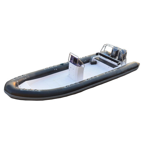 Barco inflável com motor de popa - 8.8m - qingdao sk marine & equipments - bimotor / semirrígido / com console central