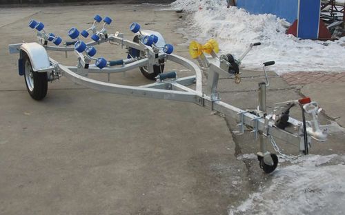 Carreta de movimentação - 4.8m - qingdao sk marine & equipments - para colocação na água / para barco