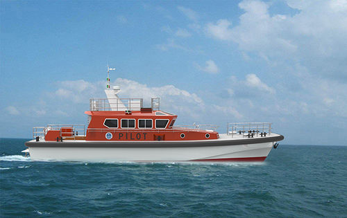 Barco profissional barco para transporte de pilotos - JL2000  - JIANGLONG SHIPBUILDING CO., LTD. - com motor de popa / em alumínio