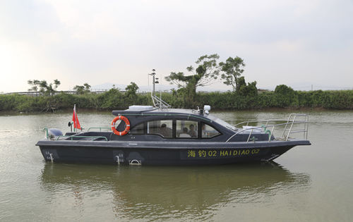 Barco profissional barco de pesca profissional - 10.03 - JIANGLONG SHIPBUILDING CO., LTD. - com motor de popa / de fibra de vidro