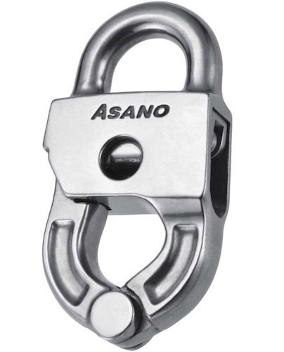 Manilha para navio reta - Auto Shackle (quick-release) - ASANO GLOBAL CO. LTD. - para cercador / em aço inoxidável / de abertura rápida