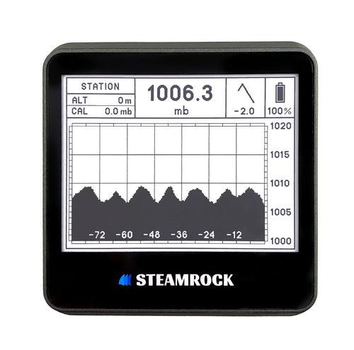 Barógrafo digital - Dark Gray - Steamrock