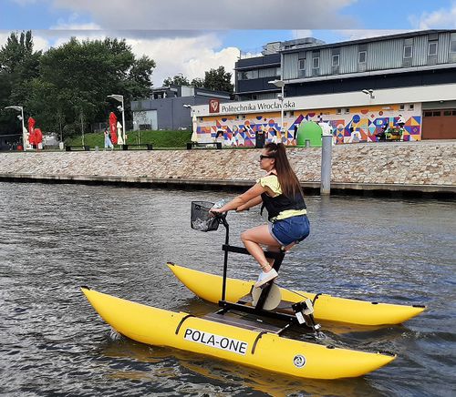 Bicicleta aquática individual - PolaOne - Enco Paweł Podolski - inflável / desmontável