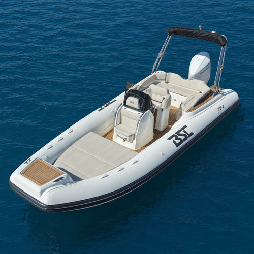 Barco inflável com motor de popa - 72 - BSC COLZANI srl - de casco rígido (RIB) / open / com console central