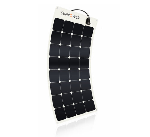 Painel solar flexível - SPR-E-FLEX-100 - Sun Powered Yachts - para barco