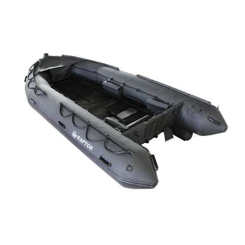Barco profissional barco salva-vidas - MP470 RU - RAPTOR - com motor de popa / barco inflável semirrígido