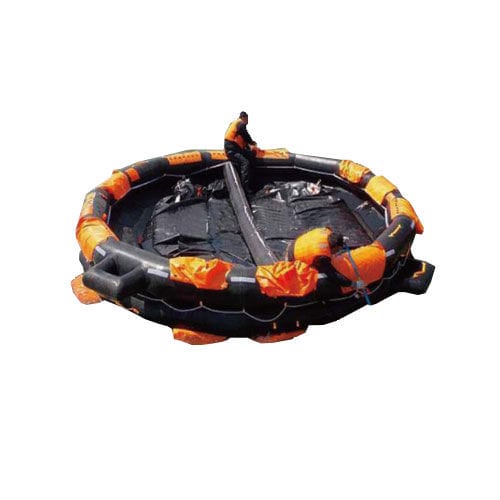 Balsa salva-vidas para navio - LYR-K6 - Zhenjiang Longyear Marine Equipment Co.,Ltd - de 6 lugares / de 10 lugares / inflável