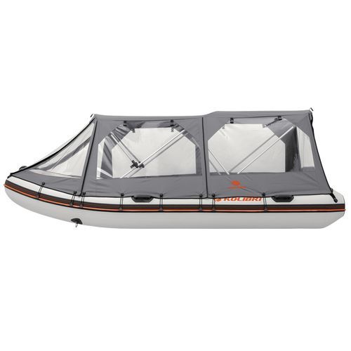 Capota para barco a motor - 33.23*.0 series - KOLIBRI - para cockpit / cinza