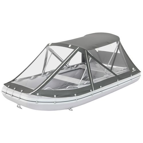 Capota para barco a motor - 33.24*.1.35 series - KOLIBRI - para cockpit / cinza