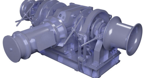 Molinete elétrico - GMB-ND - United Marine Suppliers Co., LTD. (UMS) - para navio / horizontal / a instalar no convés