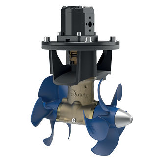 Propulsor azimutal - QSH 220-250 - QS SEAMASTER - tipo túnel / para barco / hidráulico