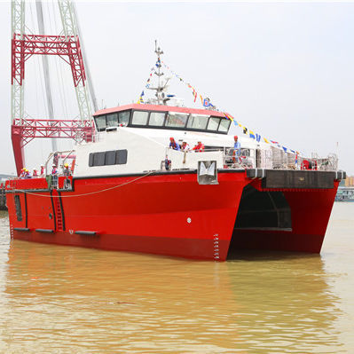 Barco profissional barco para transporte de tripulação - CTV-25 - Julong Technology Co.,Ltd. - catamarã / com motor de centro