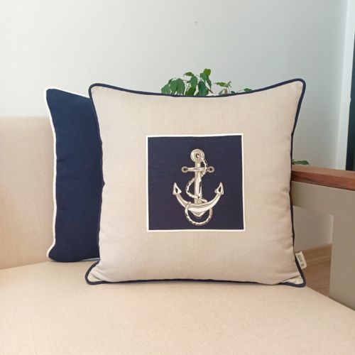 Almofada para solário - NAVY ANCHORIS - Aeris Design Tekstil Pazarlama ve Tic. Ltd. Sti. - de cabine / náutica